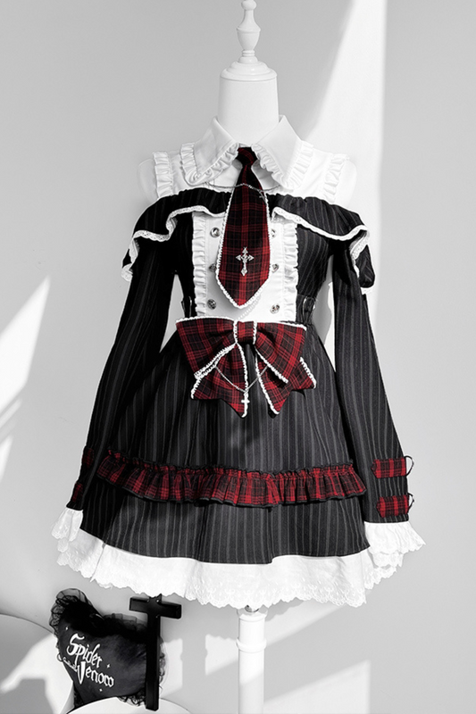 Kleid Cross Set Dark Daily Girl