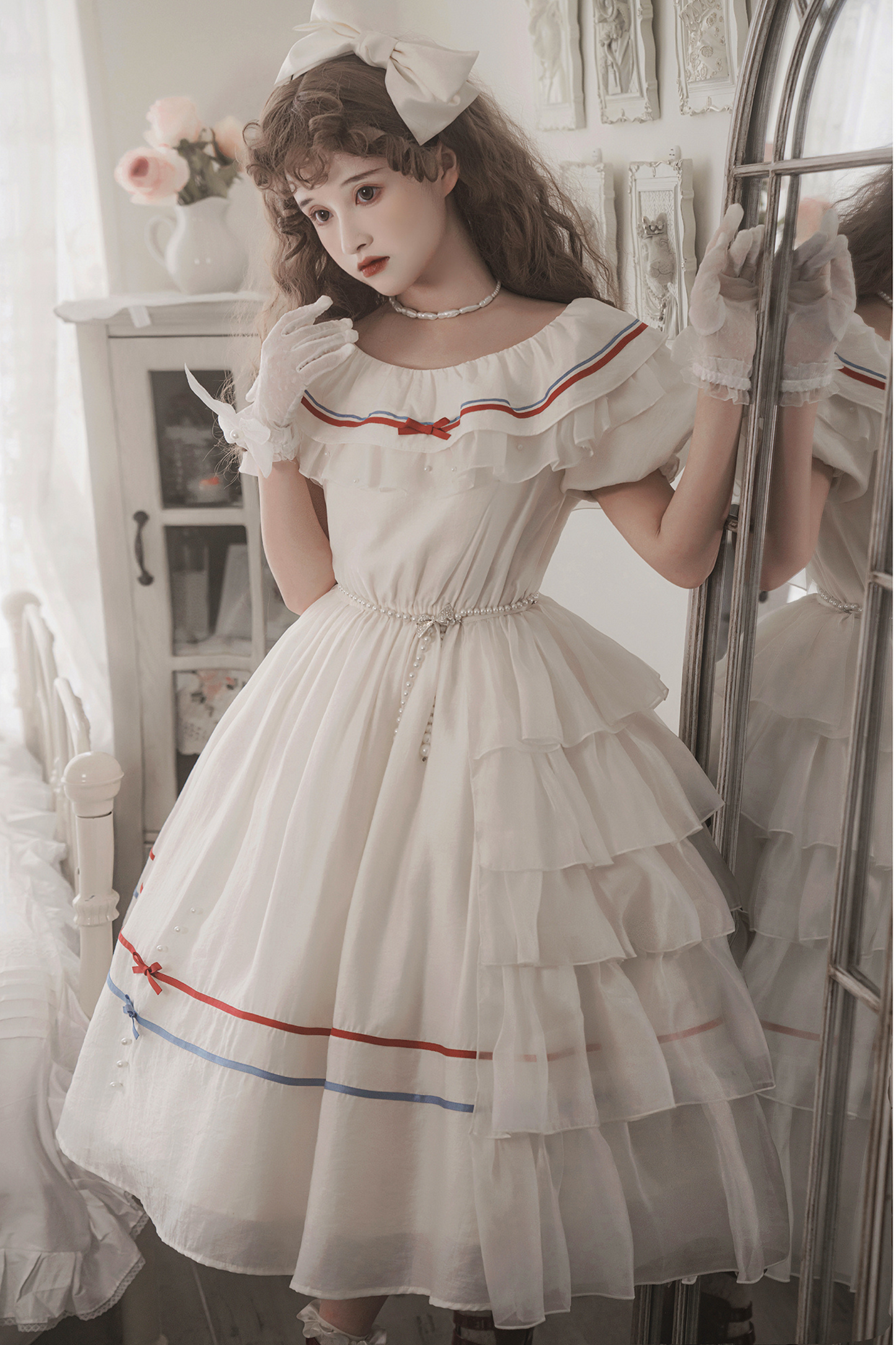 Lolita Kleid Ausgestellt Volumen Wenig