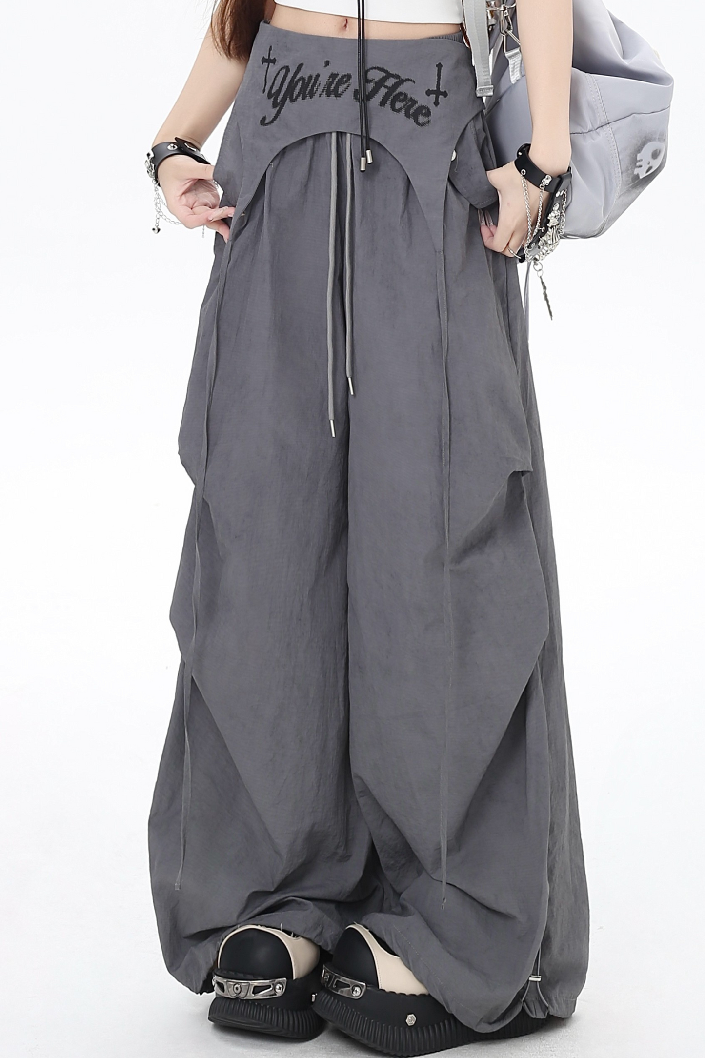Casual Pants Girls High Spice Waist