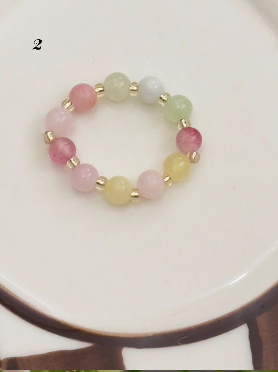 Collier et bracelet en forme d'ourson en gélatine Macron Y2K