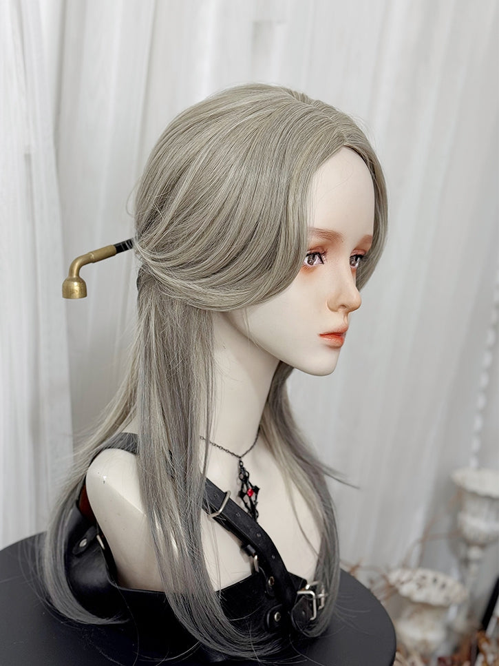 45CM Ouji Style Length Wig Gray