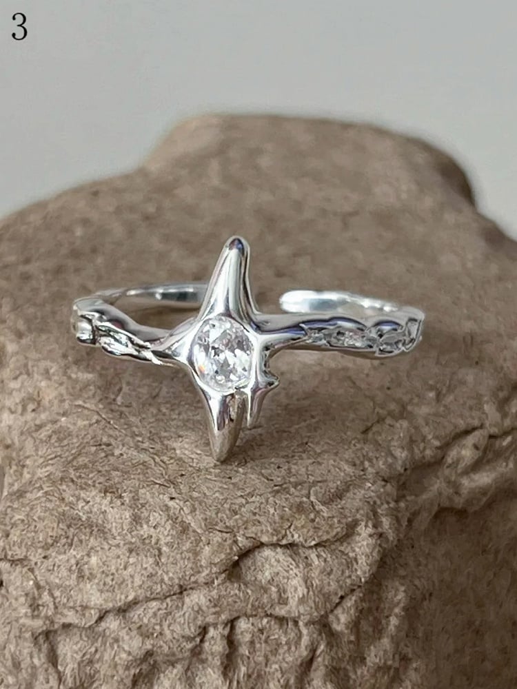 Star/Shell 3 Options Y2K Bittersweet Ring