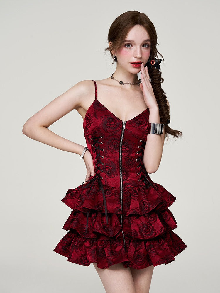 Jaccard Rose Dress Slings Spicy Tea