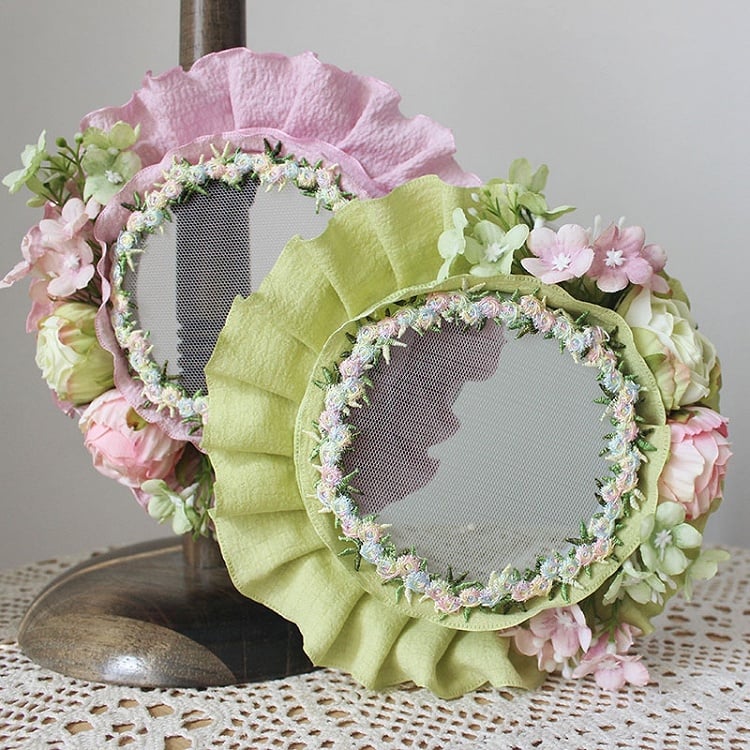 Design Hut Floral Grün/Pink Mini