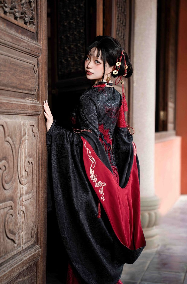 New Style Pre-order Spirit product China Jacket Snake Cape