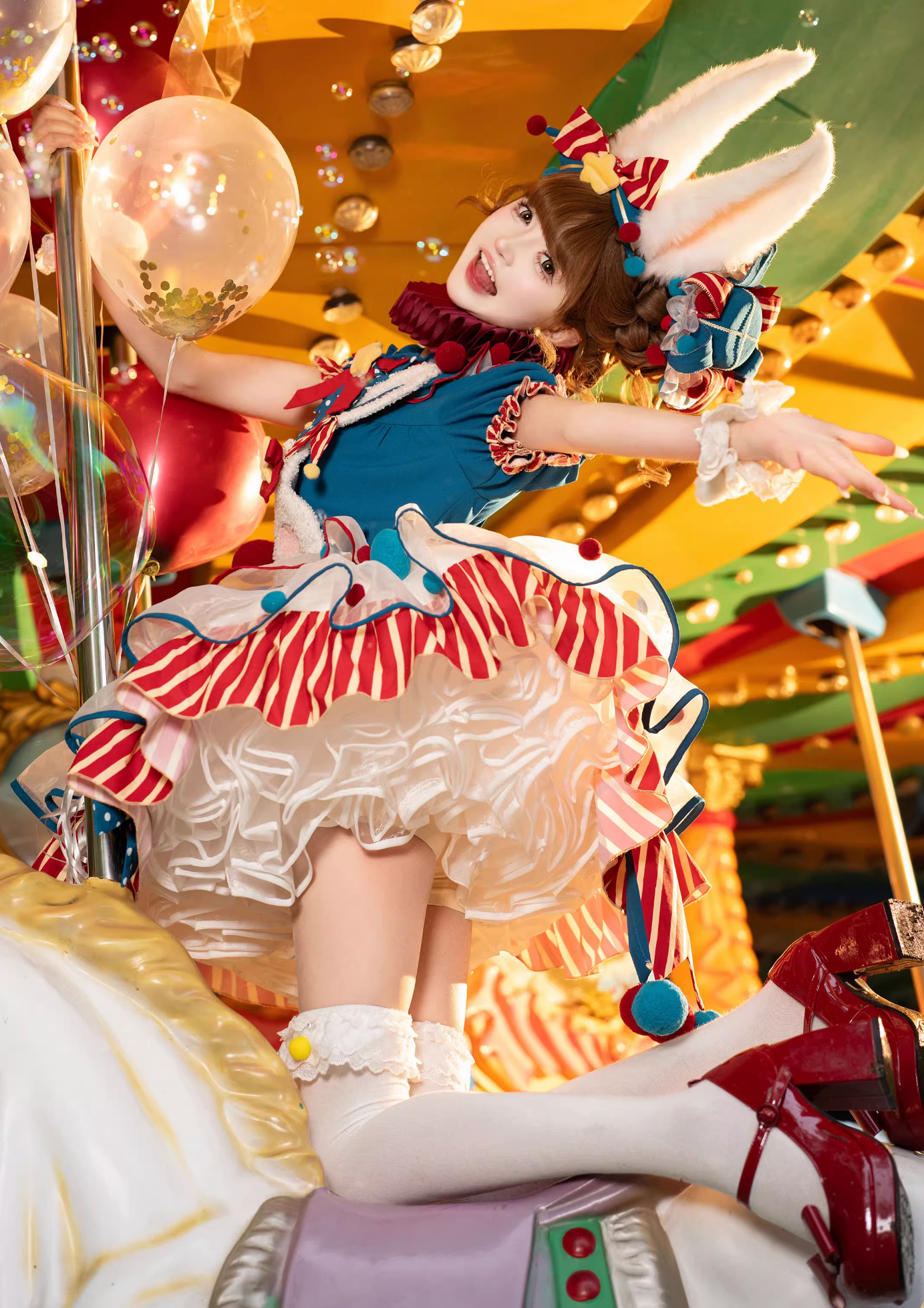 Pierrot Setup Complete Bunny Circus Dress