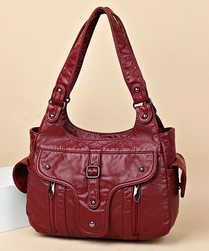 Shoulder Leather Capacity New Black Bag Large Calf 2025