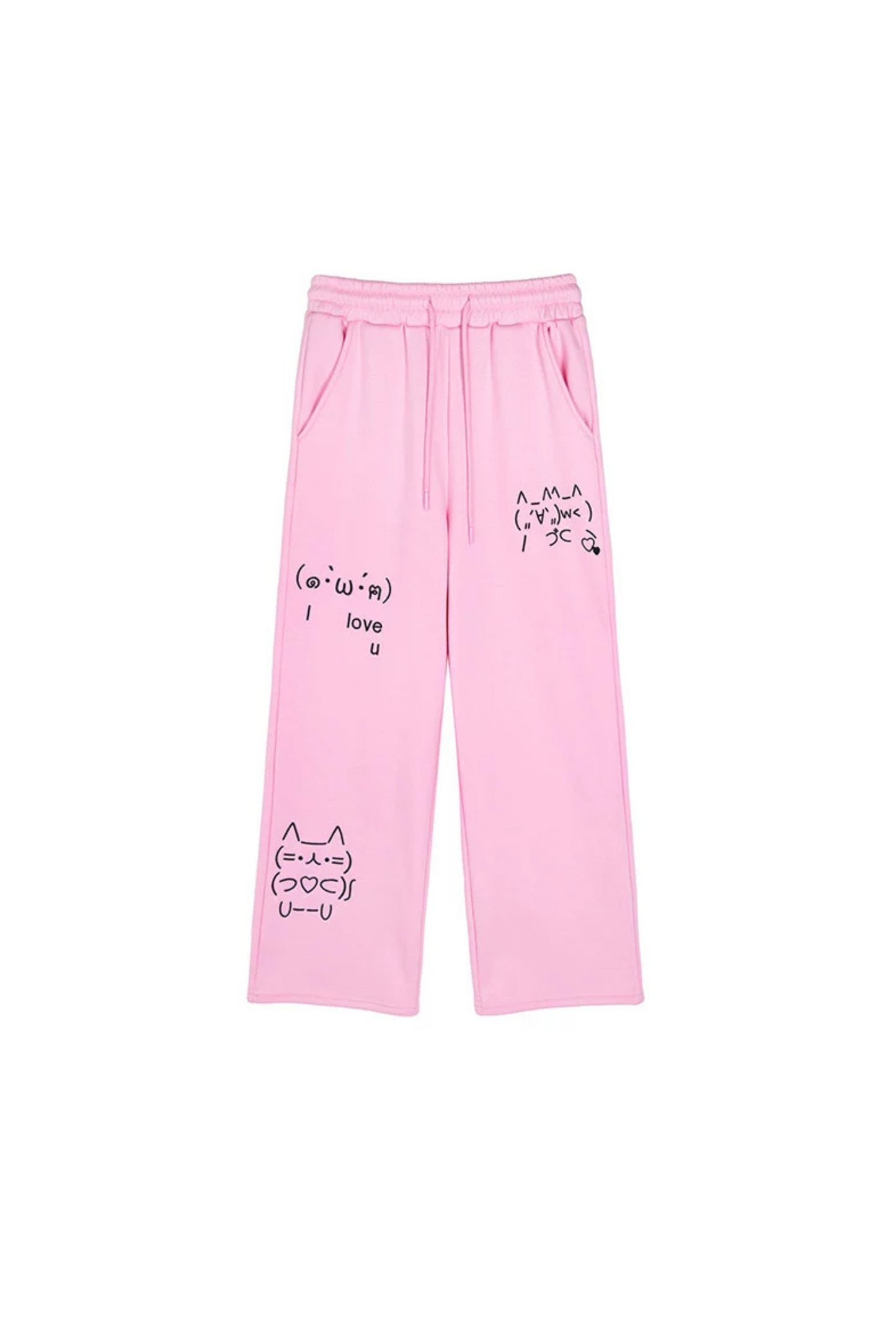 Computer Leg + Straight Hooded Sweatpants Boa Hoodie