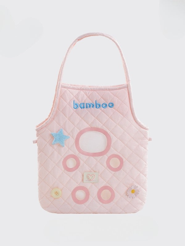 Pink Crossbody Design Bag Cut-out