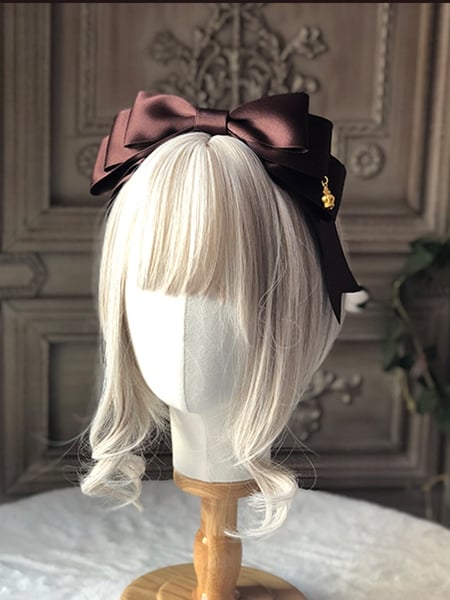 Crown Lolita Bow Optionen mit Charm Farbe Golden Large KC – 15