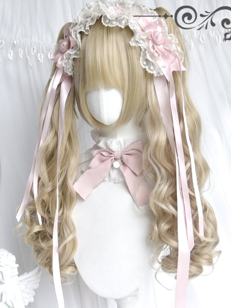 With Staright Short Bangs Wigs Blonde