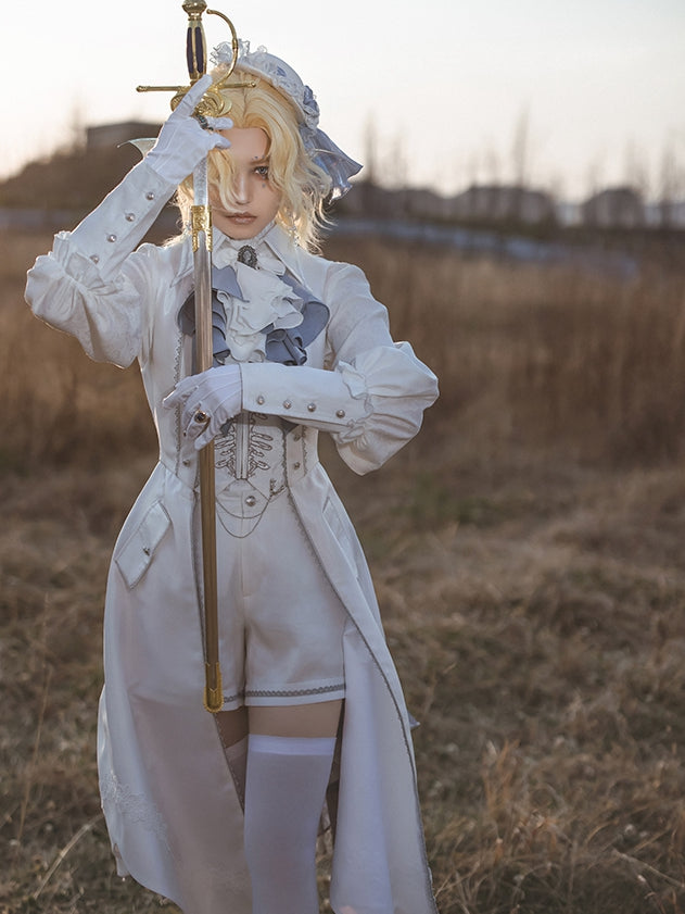White Lolita Ouji Shorts Prince