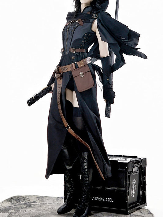 Bag Wasteland Punk Brown with Belt Waist