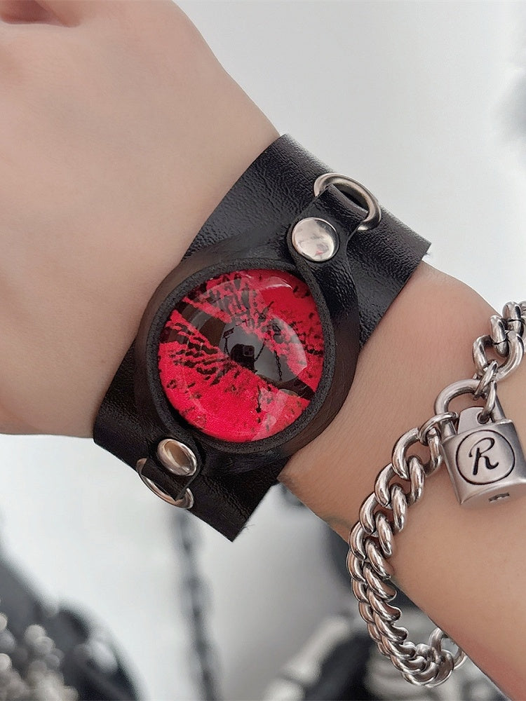 Bracelet 5 Details Studs Eye Kawaii Options Design Guro Color