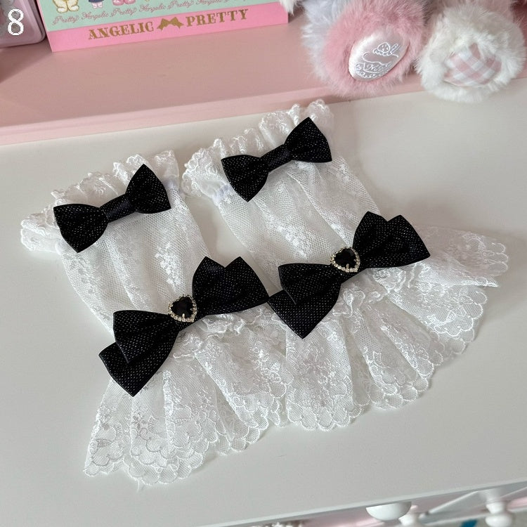 Lace Wrist Options 8 Cuffs Bowknot Details