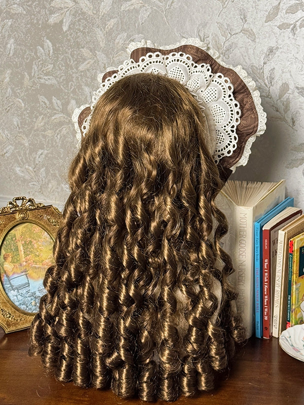 Blue / Brown Lolita Bonnet
