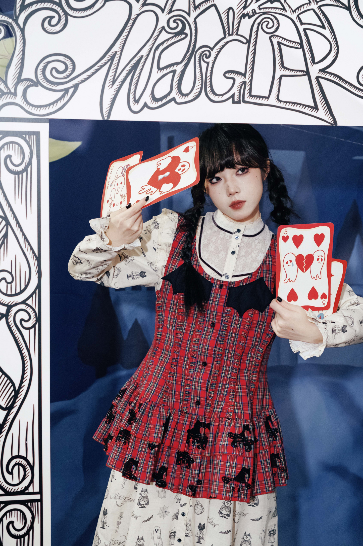Top Dracula Check Sleeveless