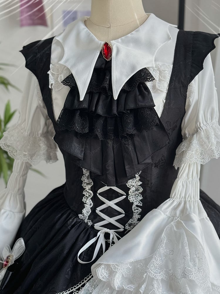 Jabot Black Tie