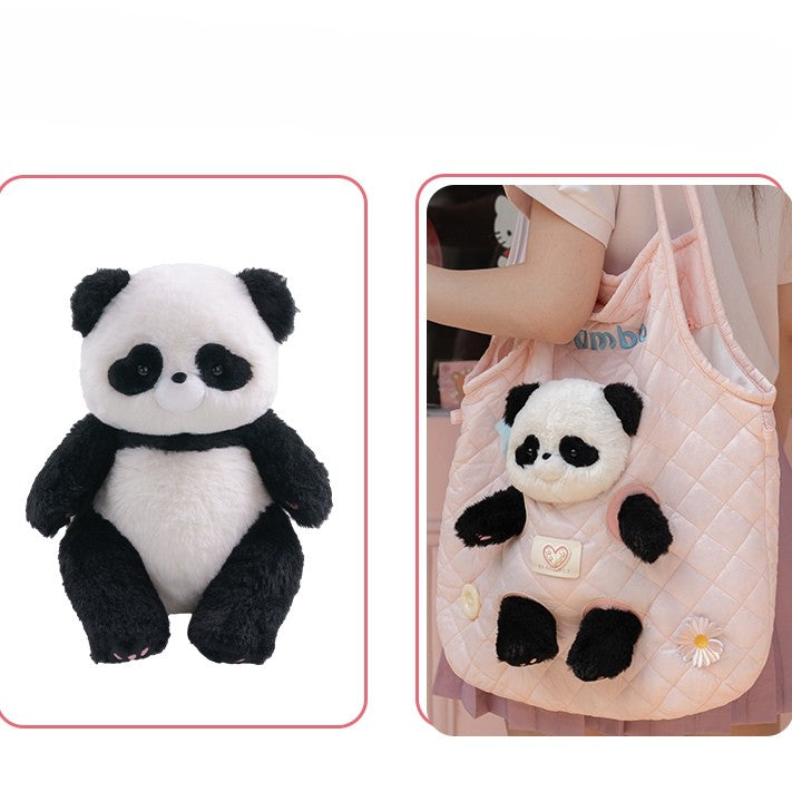 With 4 Pink Crossbody Design Plushie Bag Detachable Cut-out Options