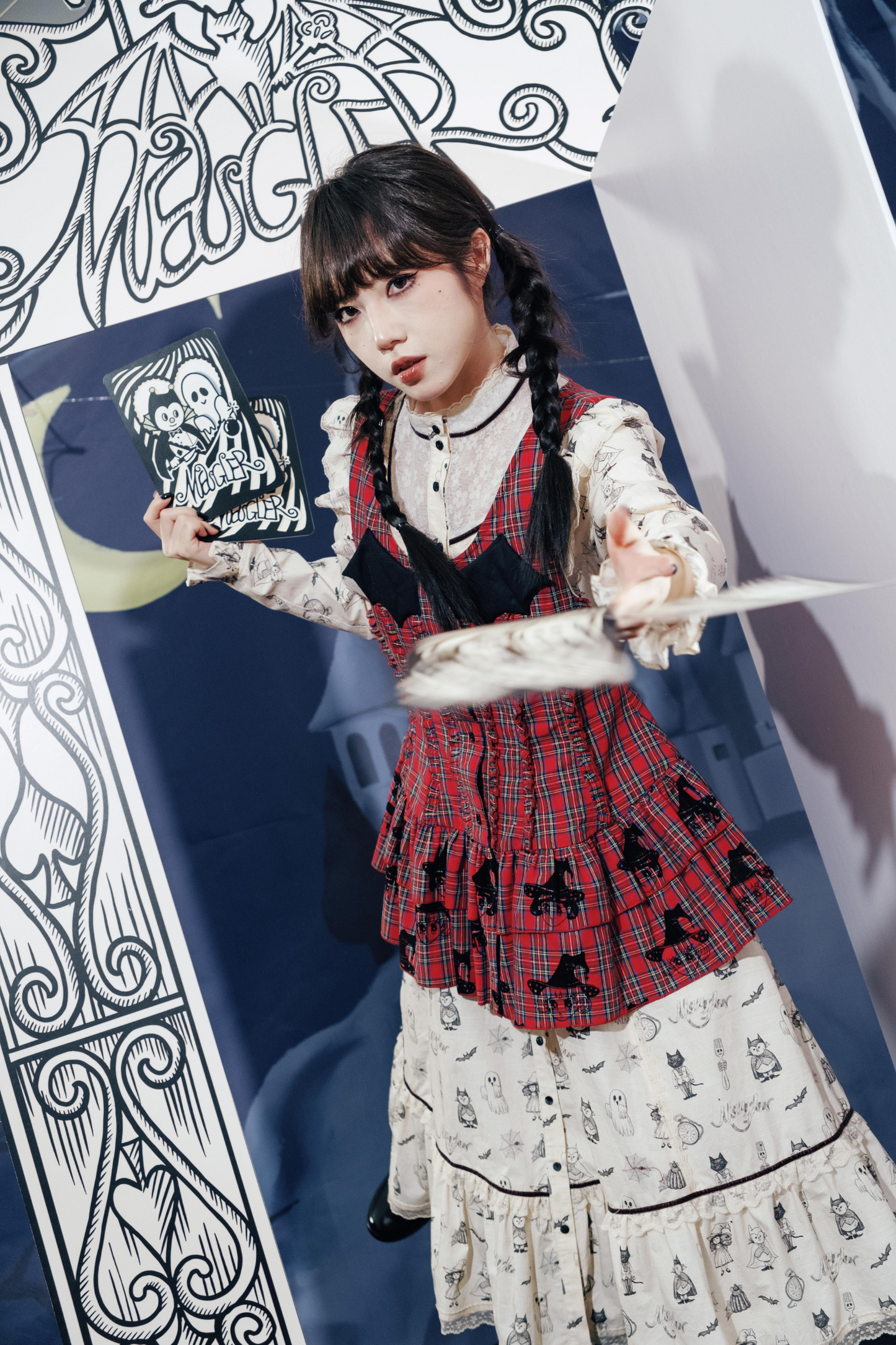 Top Dracula Check Sleeveless
