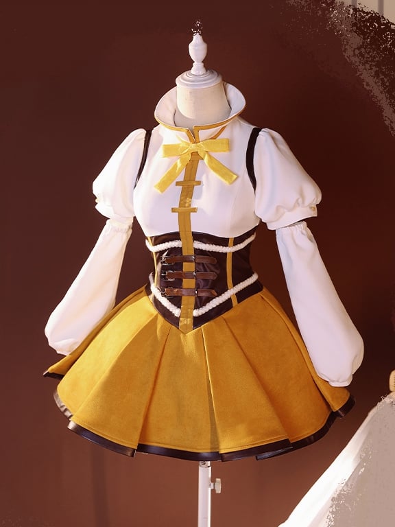Puella Magi Madoka Magica Tomoe Mami Cosplay-Kostüm im Lolita-Stil