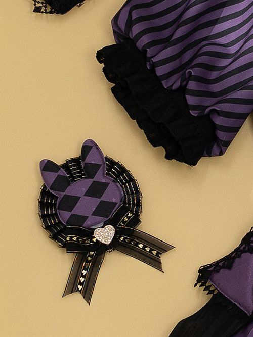 Badge Purple Bunny