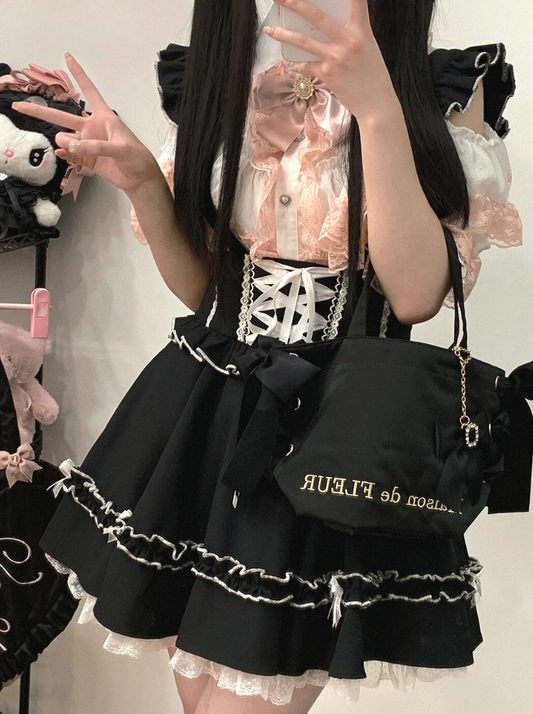 ランドマイン レースアップ トップス