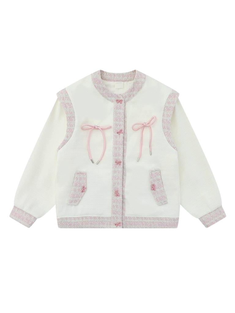 Jacket Collar Spring Milky Sweet