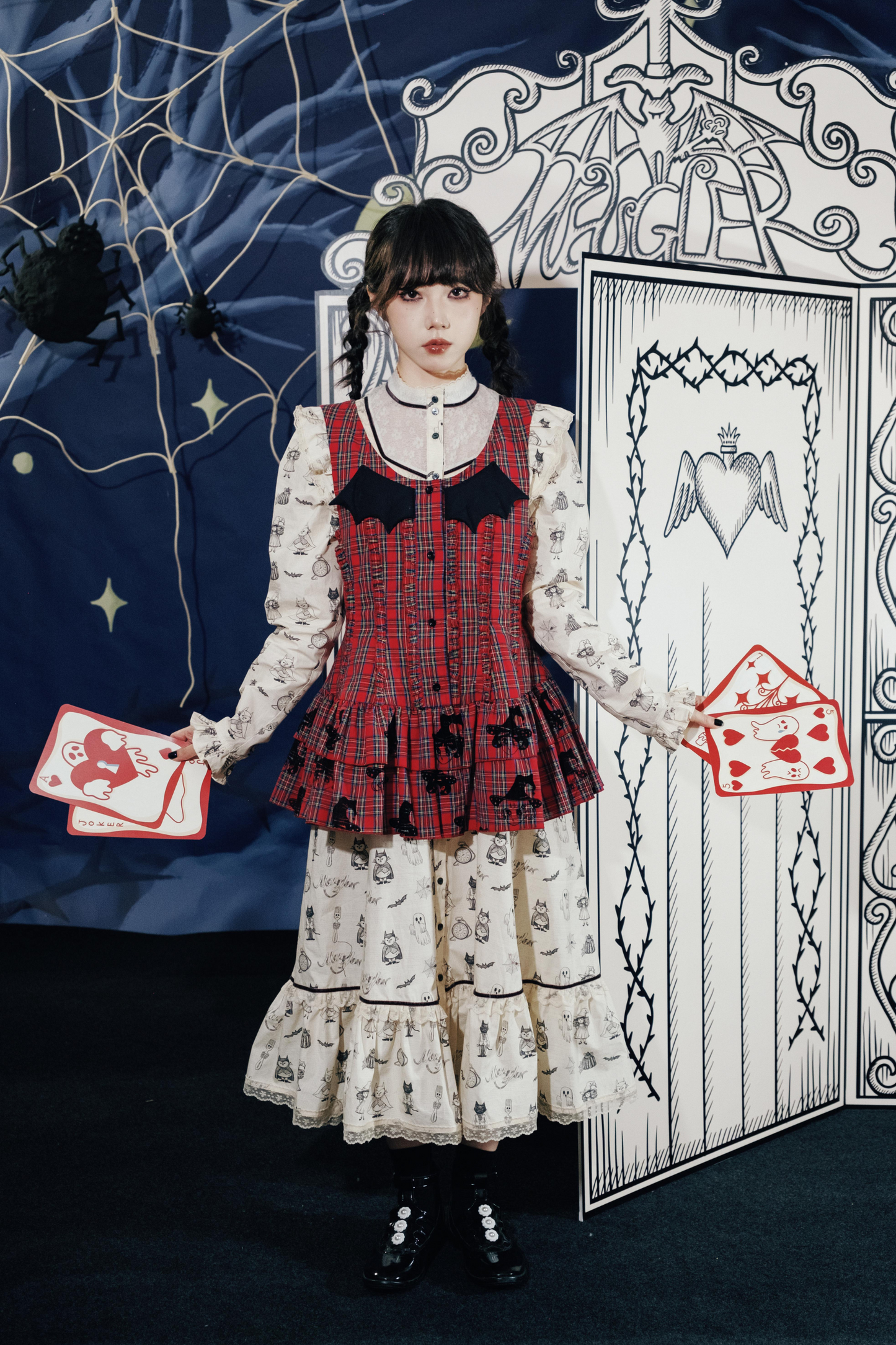 Top Dracula Check Sleeveless