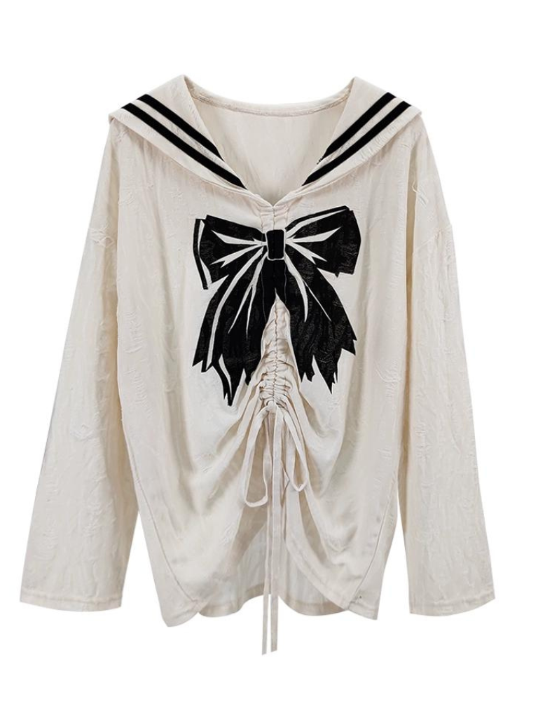 Dark Tops Sailor Ribbon
