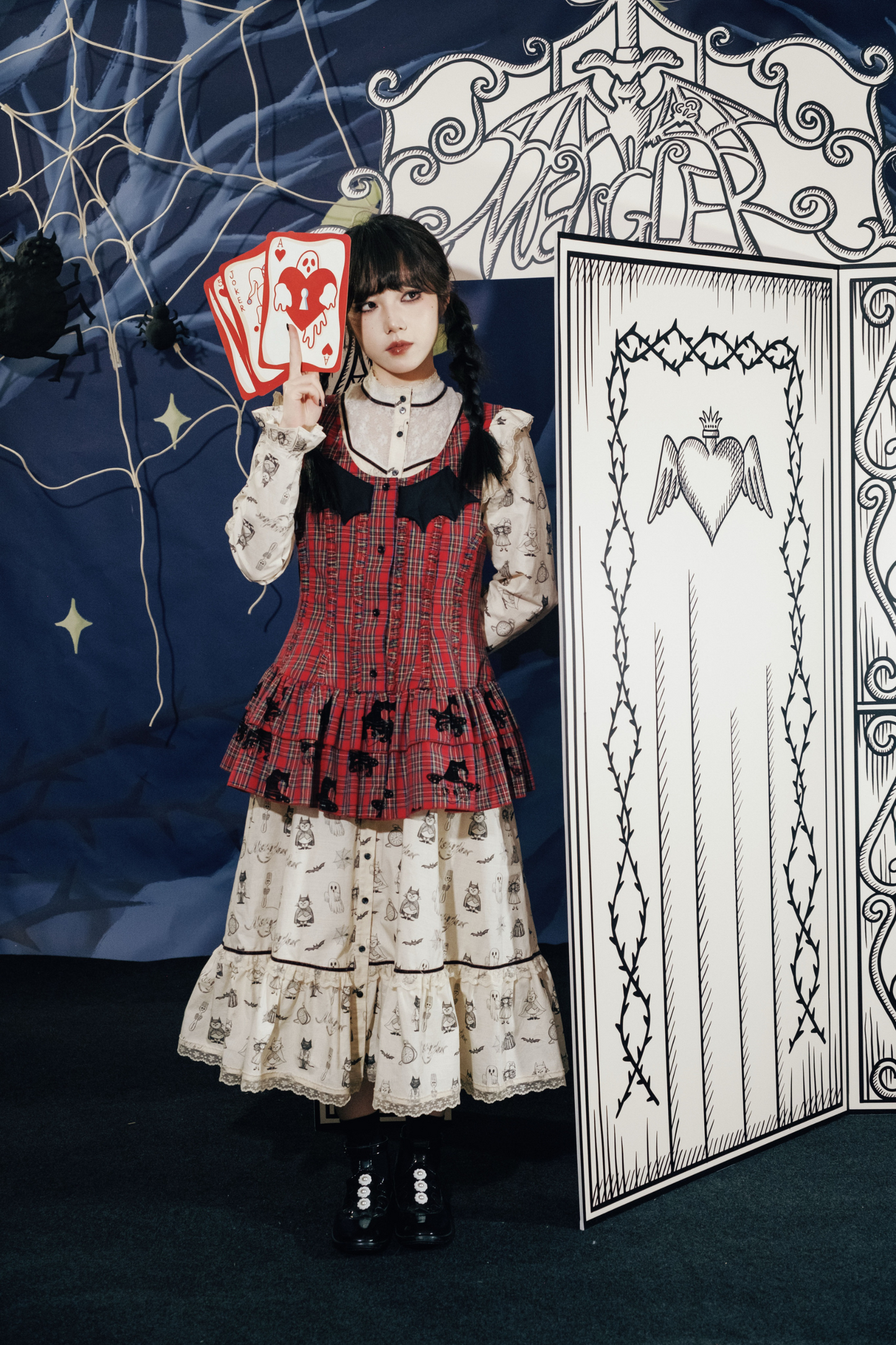 Top Dracula Check Sleeveless