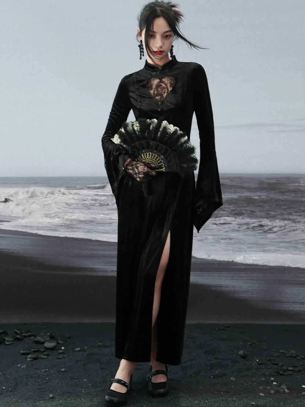 Dress Style Dark Velvet Gothic