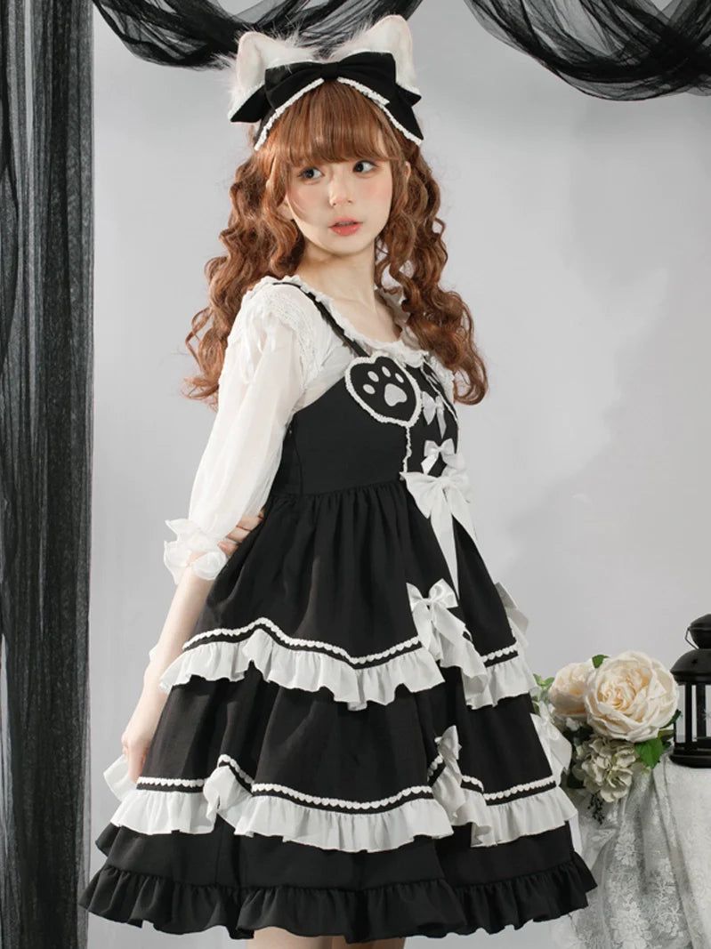 Big Dress Cat Bow Lolita Camisole