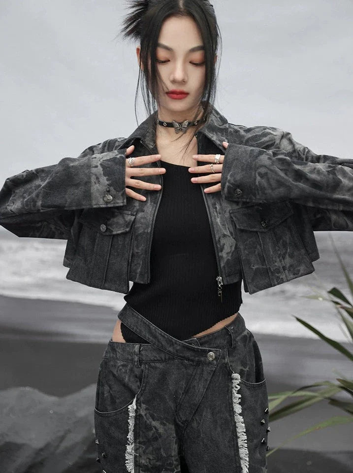 Veste tie-dye Mode Denim