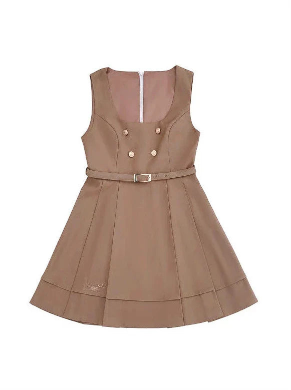 Chemise à rayures avec badge, gilet, robe + chemise de nuit + robe, costume magique brodé