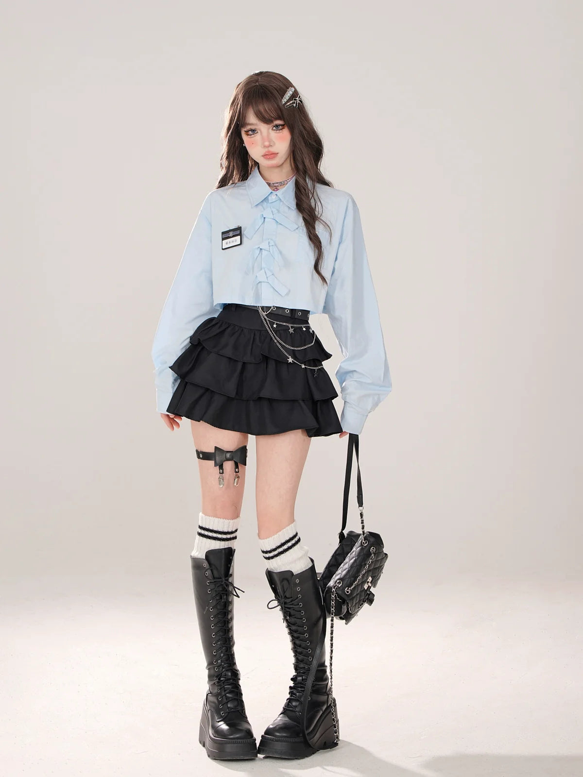 Pop Polo Shirt Collar Art College Short Casual