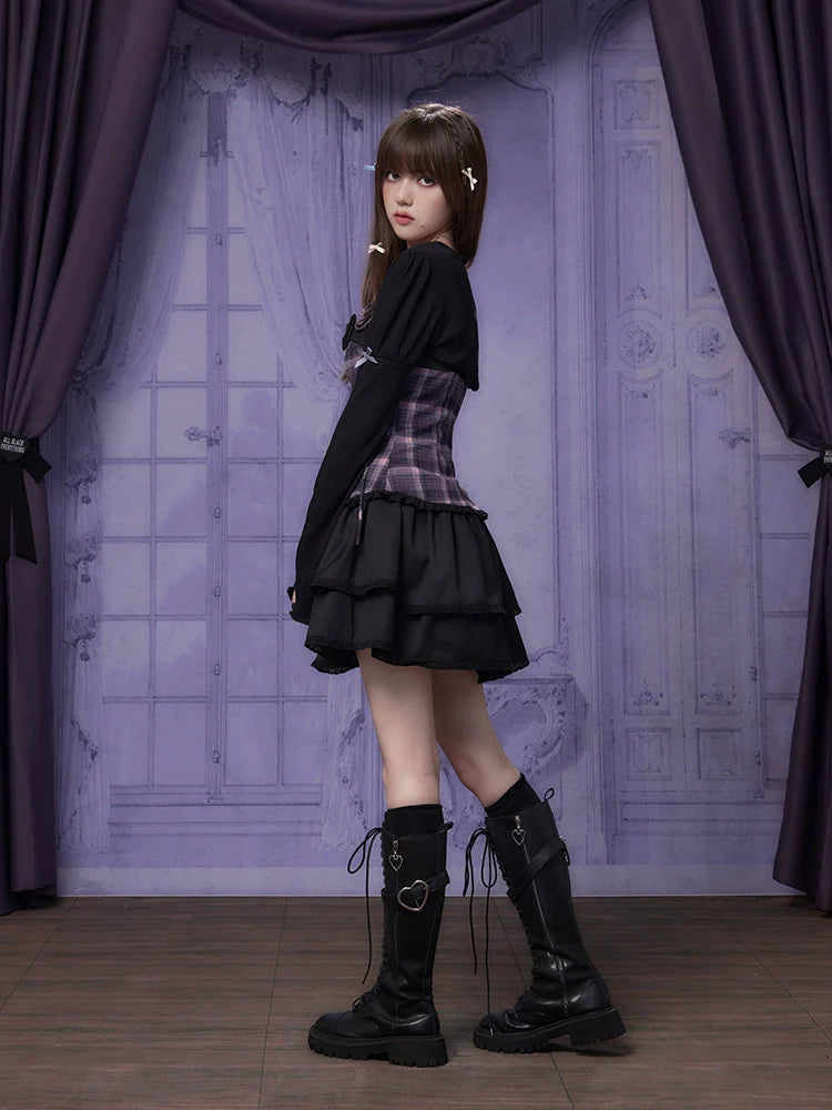 Cardigan Ribbon Short Cool