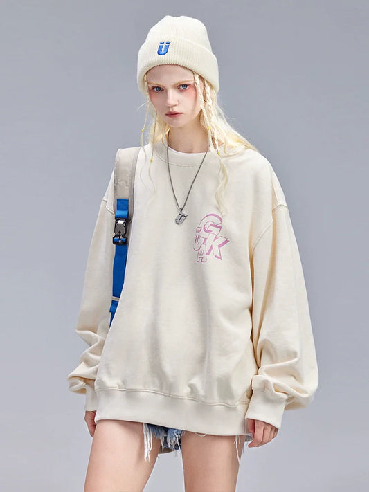 Creamy Logo Yellow Bag Sweatshirt