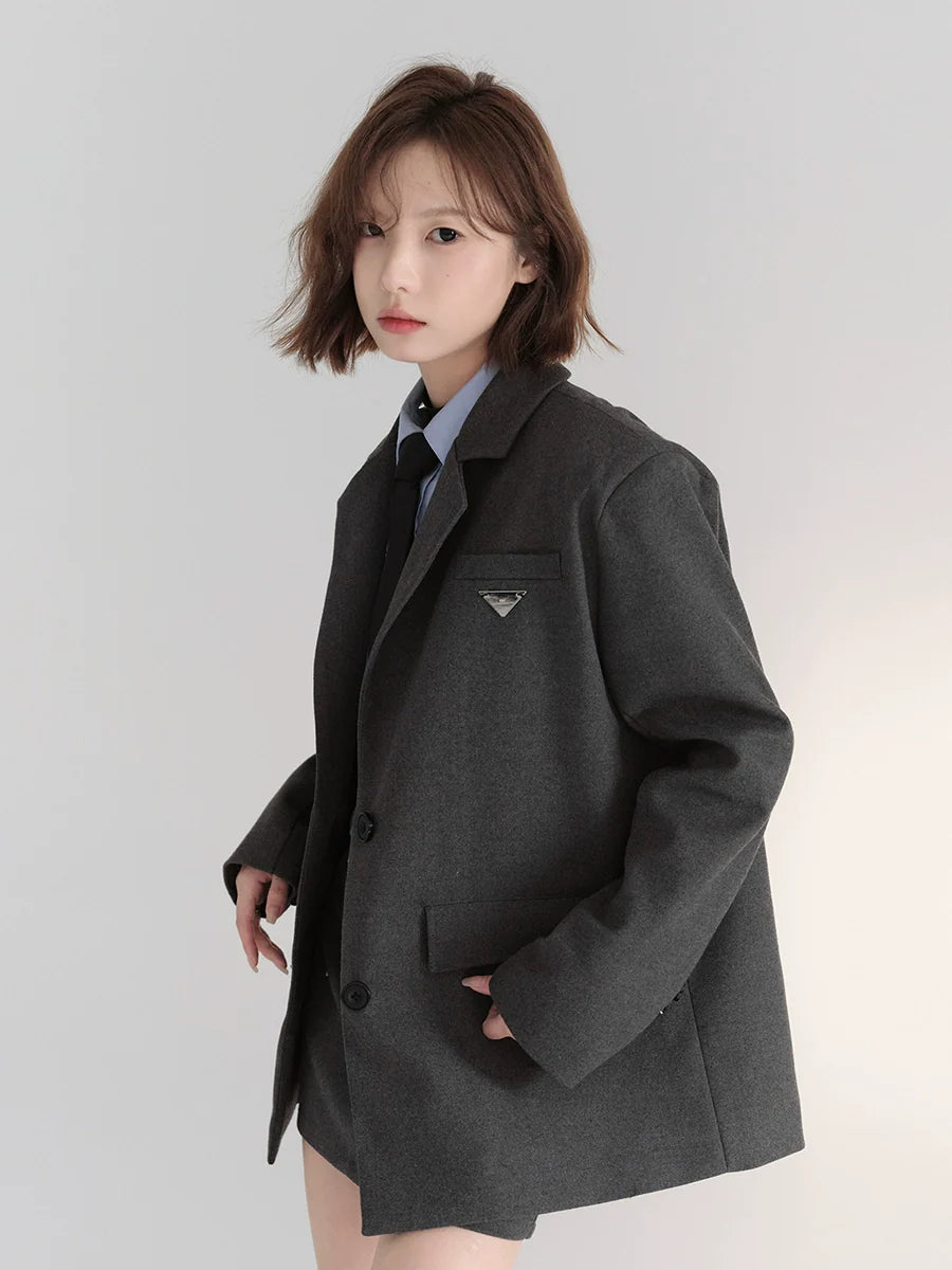 Veste décontractée ample One-Point