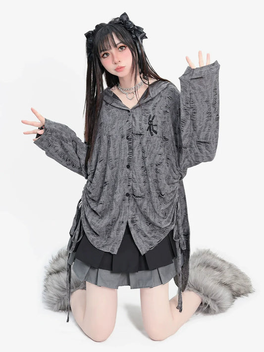 Tops Rabbit Dark Loose Ear