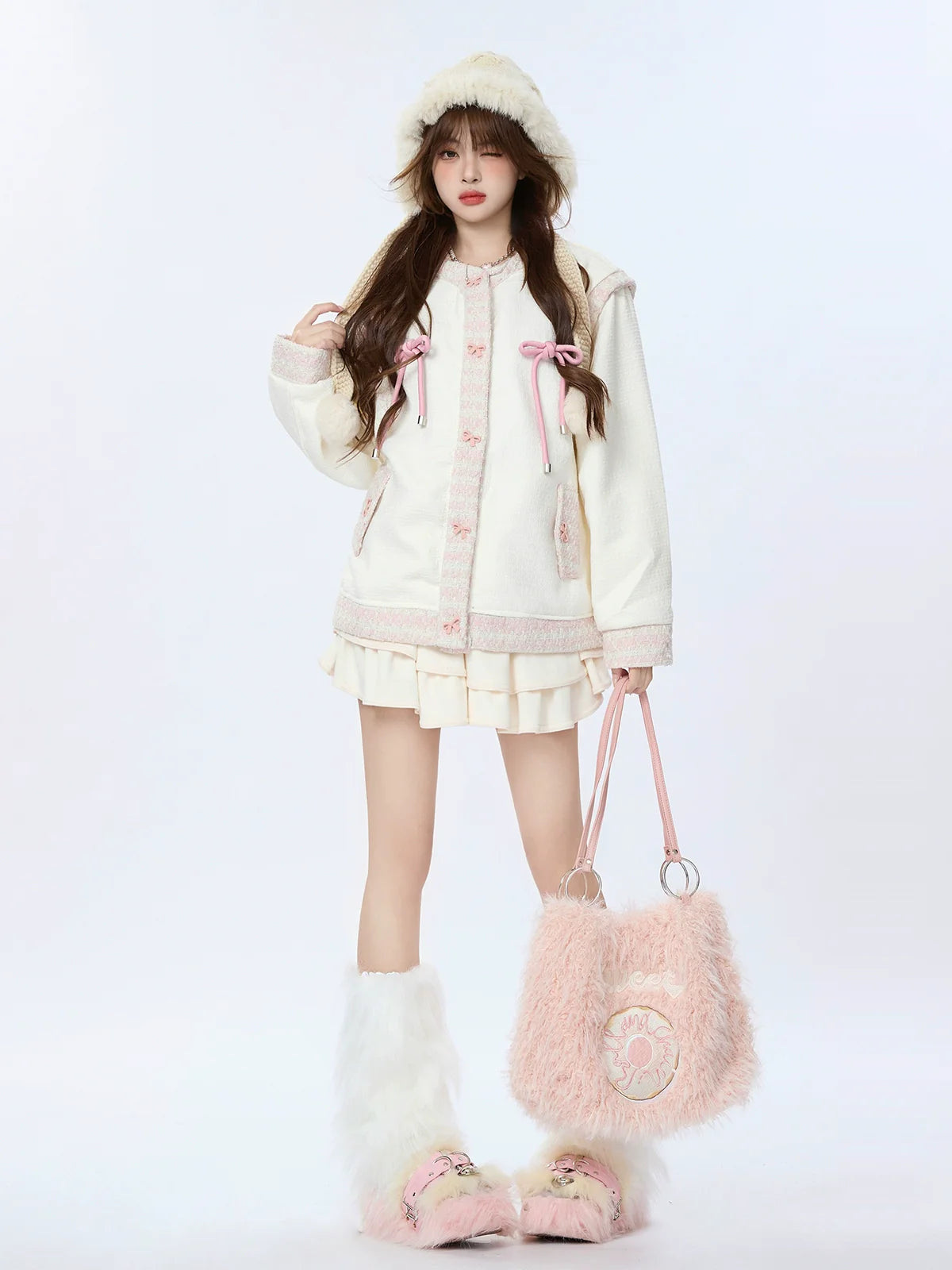 Jacket Collar Spring Milky Sweet