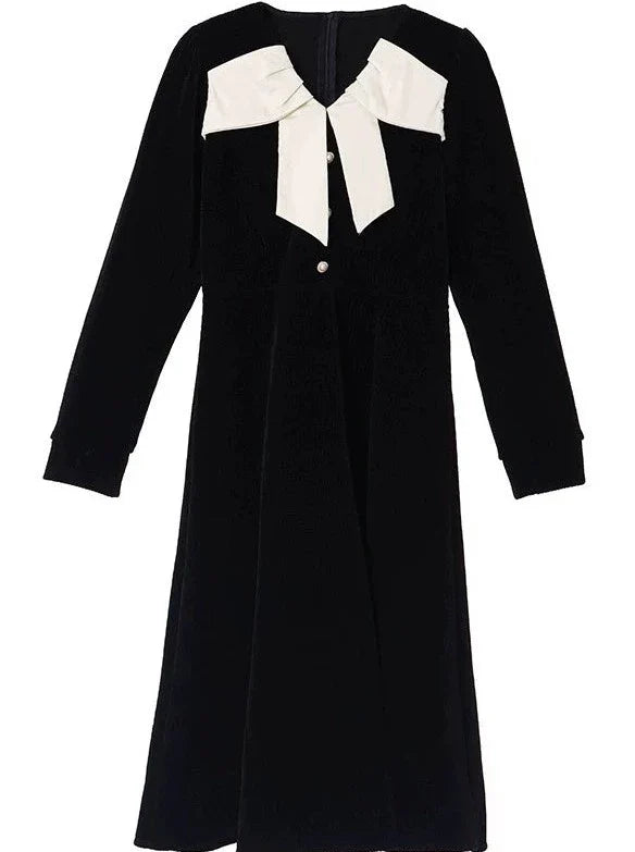 Dress Retro Chic French Style College