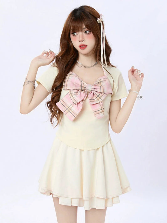 Check Short Big Top Bow