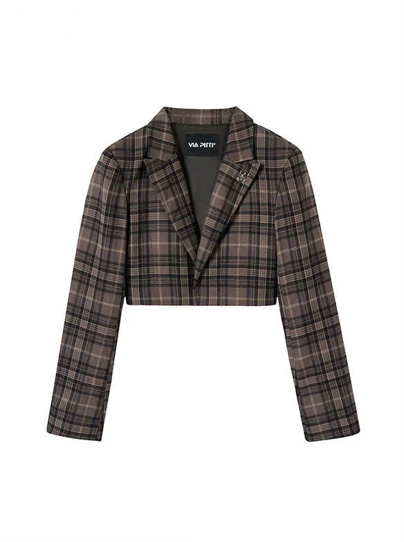 Retro Anzug Stück Schlaf Stil Rock Plissee Jacke College Weste