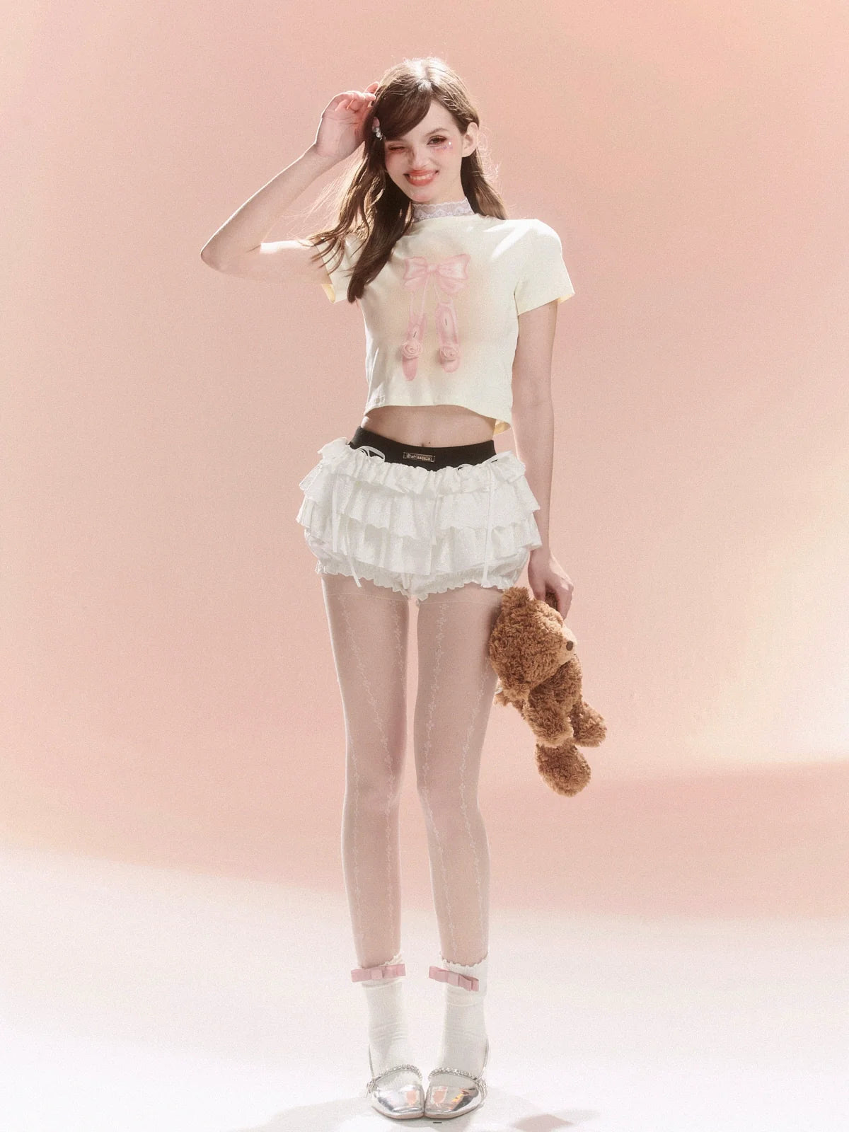 Design Sweet Bow Short Top