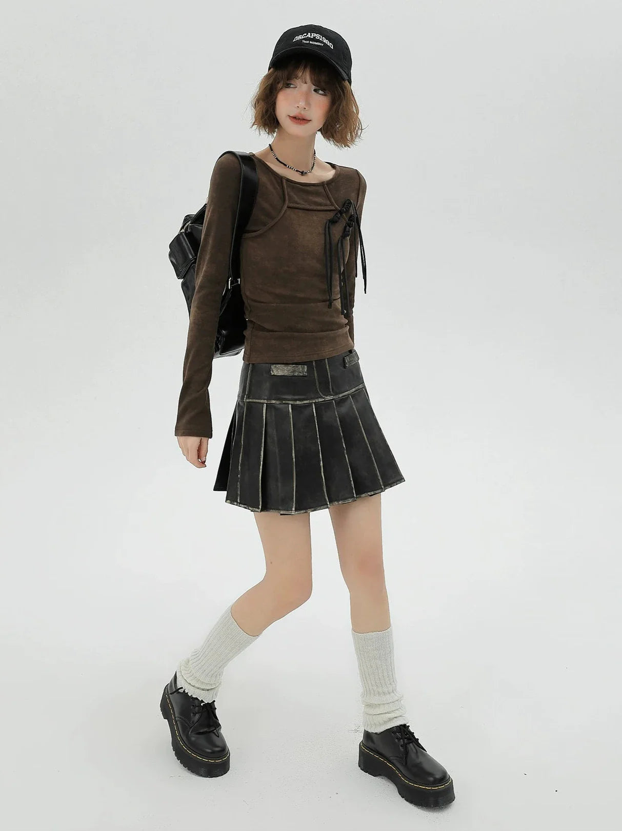 Knit Slim China Retro Top Tassel
