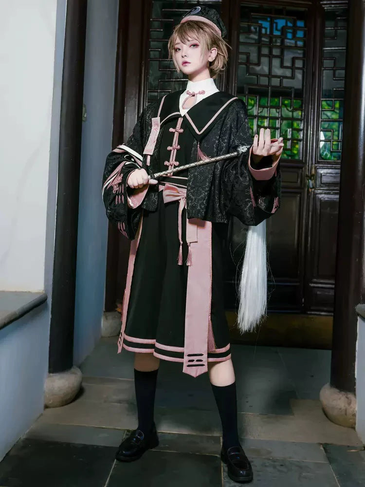 Ensemble complet de veste chinoise Zombie