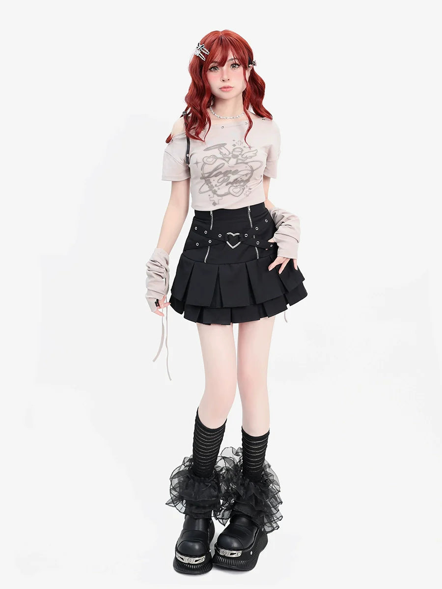 Top Fit Slim Sleeve Cropped Product Detachable