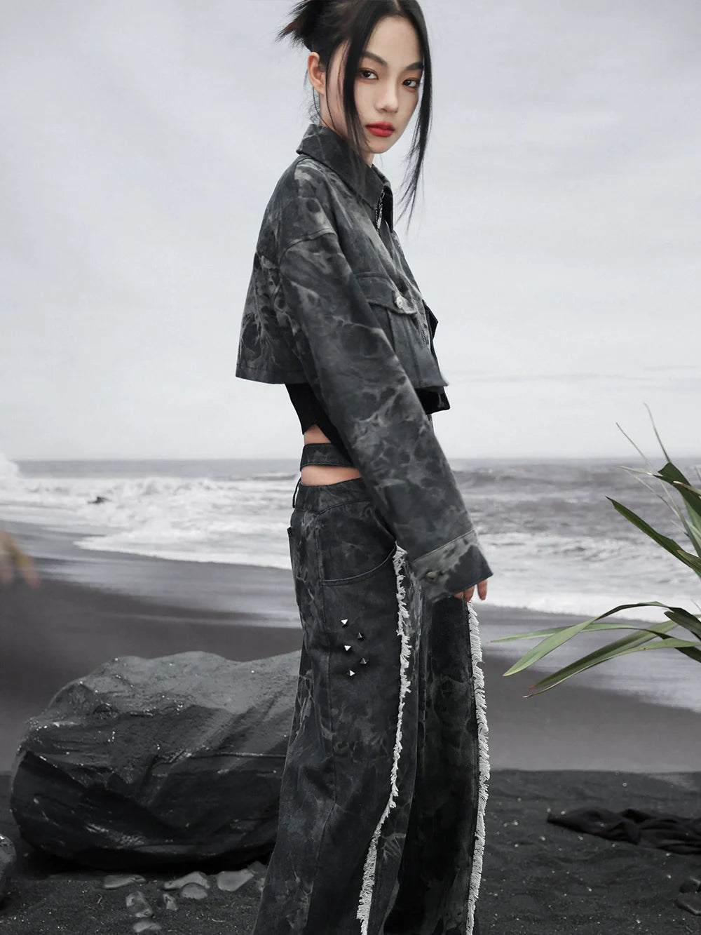 Veste tie-dye Mode Denim