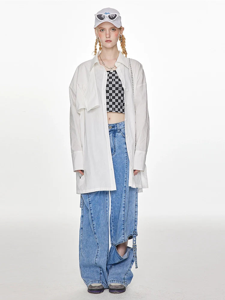 Shirt Design Trend Long Logo Butterfly